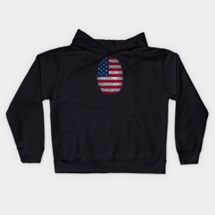 American  DNA, Patriotic, American Flag Kids Hoodie