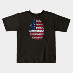 American  DNA, Patriotic, American Flag Kids T-Shirt