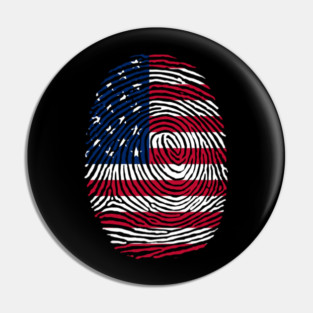 American  DNA, Patriotic, American Flag Pin