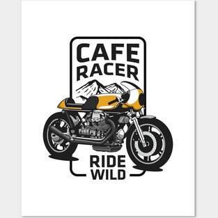 Cafe Racer Motorbike Posters and Art