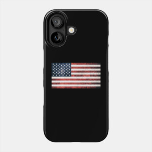 Distressed American Flag, American, Patriotic Phone Case