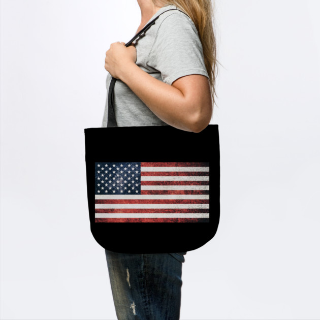 Distressed American Flag, American, Patriotic by Silly Me Studio