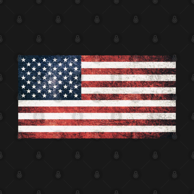Distressed American Flag, American, Patriotic by Silly Me Studio