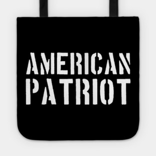 American Patriot, Patriotic, American Tote