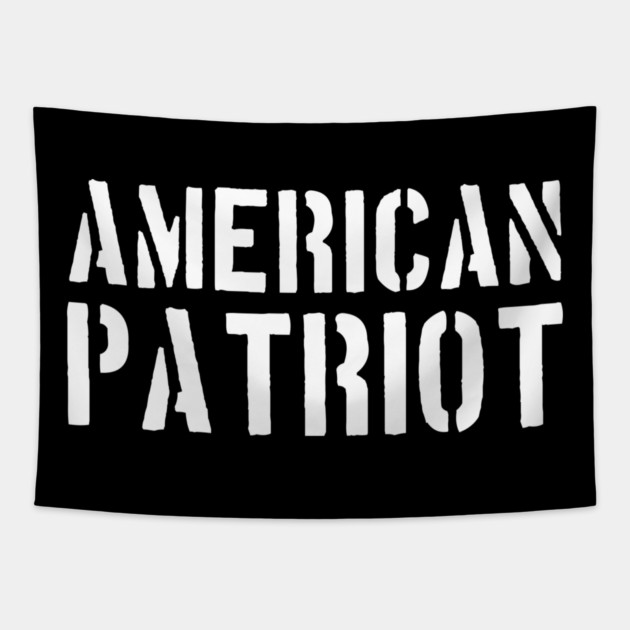 American Patriot, Patriotic, American Tapestry by Silly Me Studio
