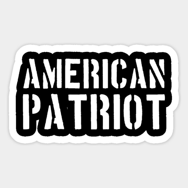 American Patriot, Patriotic, American Magnet by Silly Me Studio