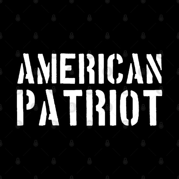 American Patriot, Patriotic, American by Silly Me Studio