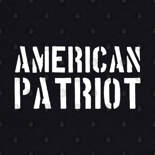 American Patriot, Patriotic, American by Silly Me Studio