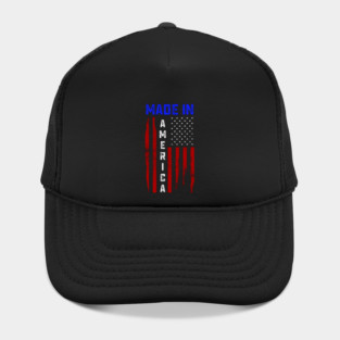 Made in America, American Flag, Patriot Hat