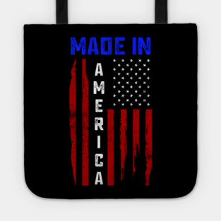 Made in America, American Flag, Patriot Tote
