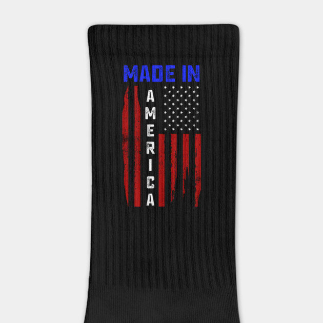 Made in America, American Flag, Patriot by Silly Me Studio