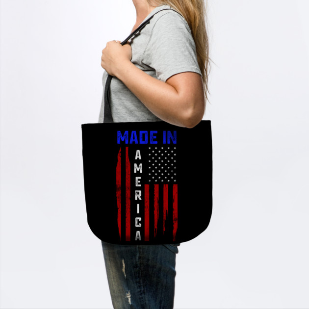 Made in America, American Flag, Patriot by Silly Me Studio
