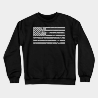 USA Flag, American, Patriot Crewneck Sweatshirt