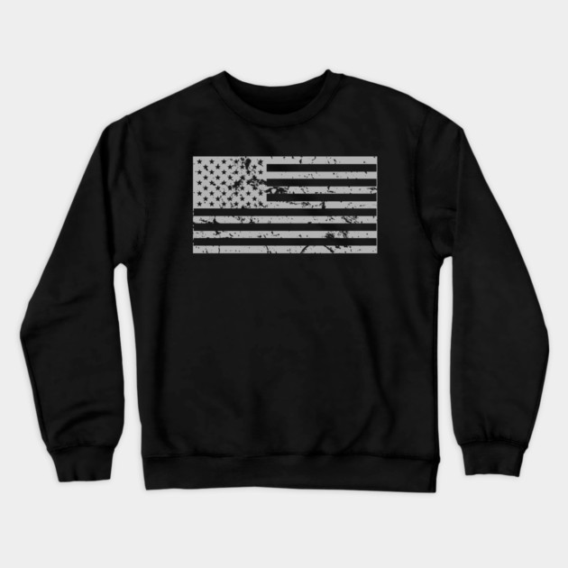 USA Flag, American, Patriot Crewneck Sweatshirt by Silly Me Studio