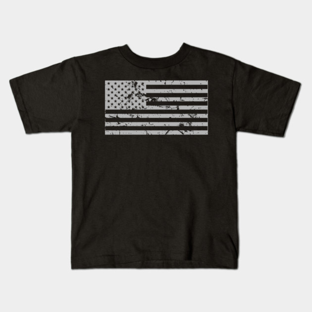 USA Flag, American, Patriot Kids T-Shirt by Silly Me Studio