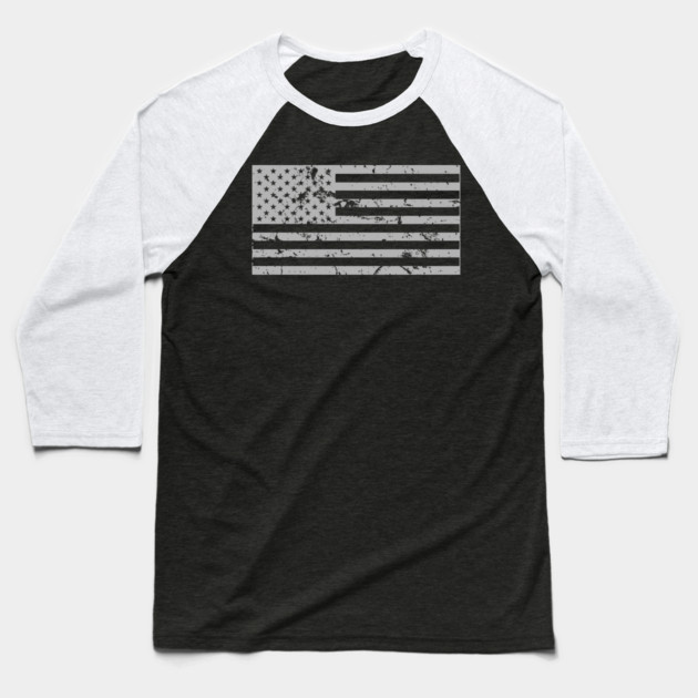 USA Flag, American, Patriot Baseball T-Shirt by Silly Me Studio