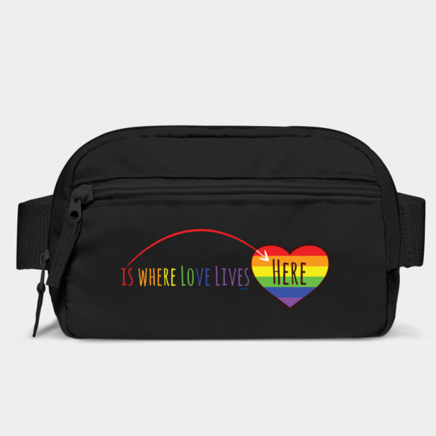Here is where love lives t-shirt by creative