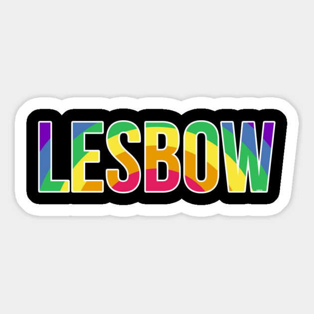 Lesbow Rainbow Word Gay Pride Month 2 t-shirt Shirt Tee Gift Magnet by creative
