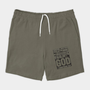 1 Corinthians 10:31 Eat or Drink Shorts