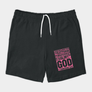 1 Corinthians 10:31 Eat or Drink Shorts