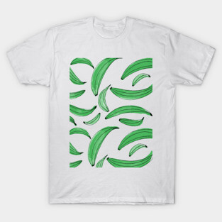 Watercolor bananas - green T-Shirt