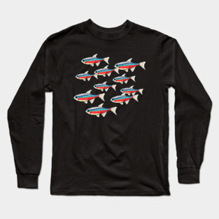 Neon Tetra Long Sleeve T-Shirt