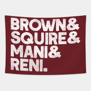 The Stone Roses --- Retro Names List Tapestry