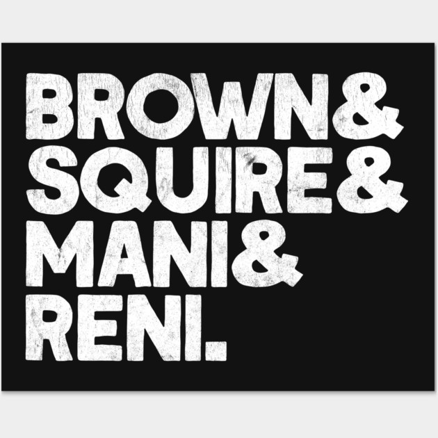 The Stone Roses --- Retro Names List - The Stone Roses - Posters and ...