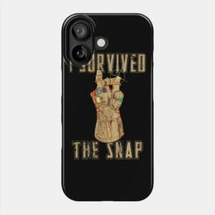 I survived the snap Phone Case