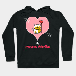 My Pawsome Doggie Valentine Hoodie