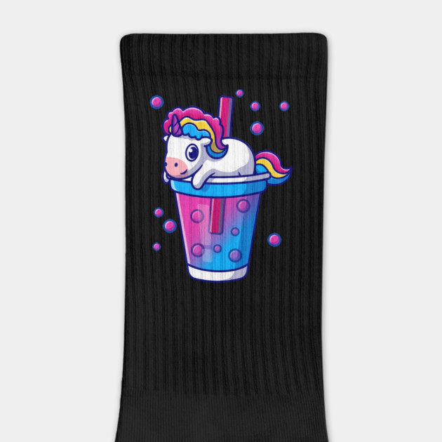 Boba Tea Bubble Tea Cute Kawaii Unicorn Bisexual Pride Gift product by creative