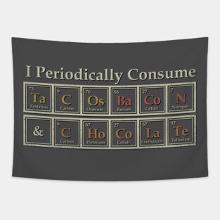 I Eat Periodically Tapestry