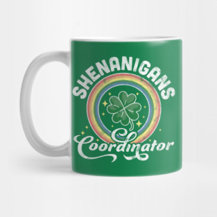 Shenanigans Coordinator Funny Teacher St Patrick's Day Retro Mug
