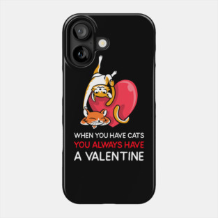 Valentine Cats Phone Case