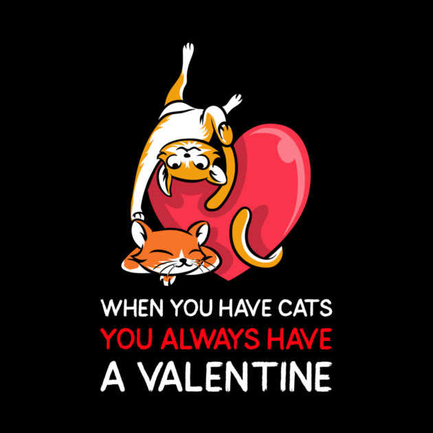 Valentine Cats by MCAL Tees