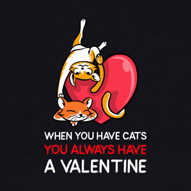 Valentine Cats by MCAL Tees