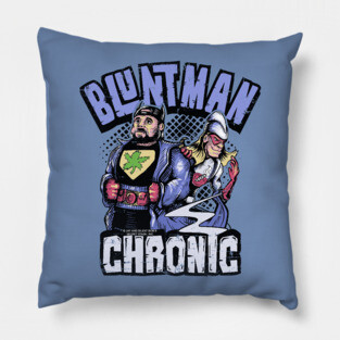 Bluntman and Chronic colored Pillow