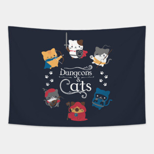Dungeons & Cats Tapestry