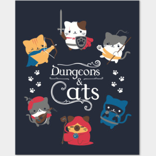 Dungeons & Cats Posters and Art