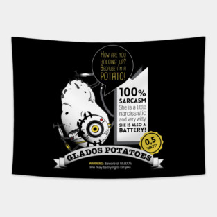 Glad0s potatoes Tapestry