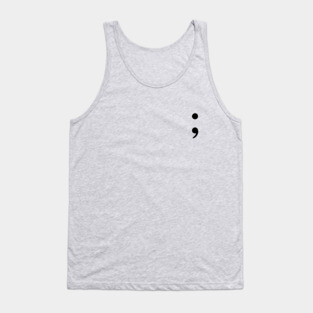 semicolon project ; Tank Top