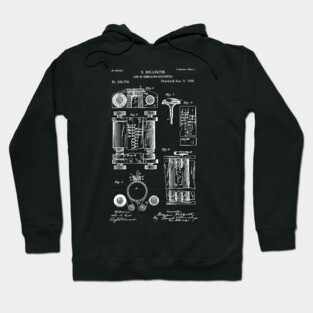 First Computer Patent in 1889 - Computer Art - Computer Gift Hoodie