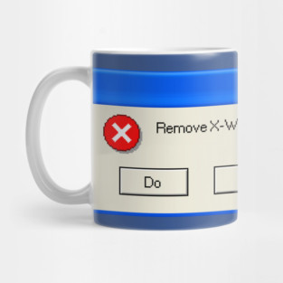 Do or Do Not There is No Try Windows Error Quote Mug