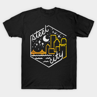 Steel City Monoline Skyline Hex T-Shirt