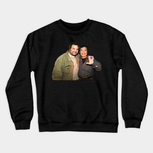 George Takei and a Baby Gorilla Crewneck Sweatshirt