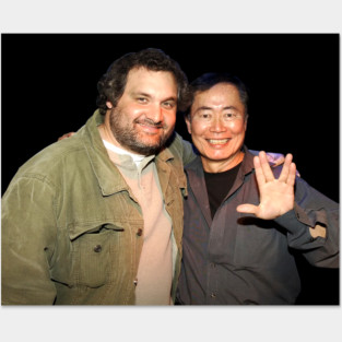 George Takei and a Baby Gorilla Posters and Art