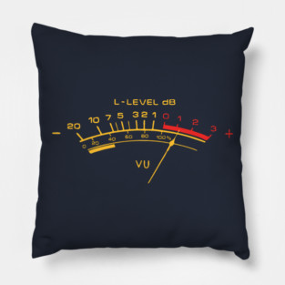 vu meter Pillow