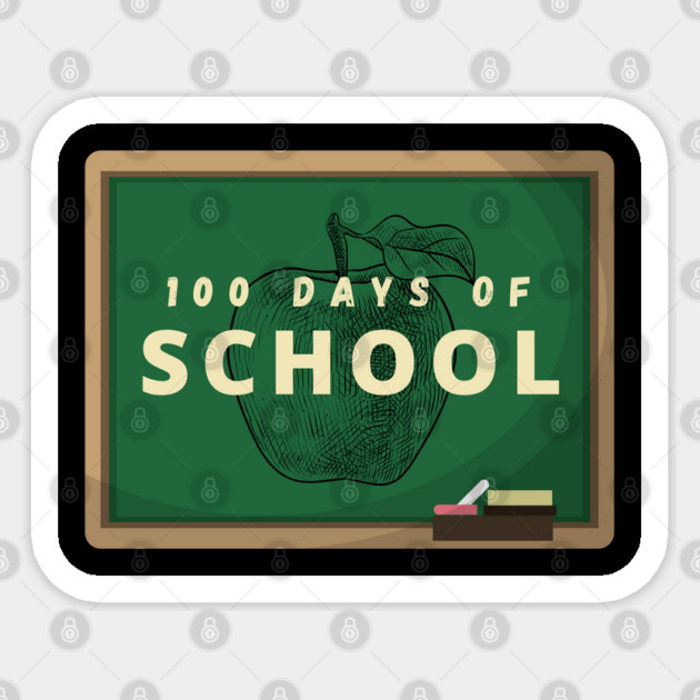 happy 100 days of school Sticker by Pixel Threads 
