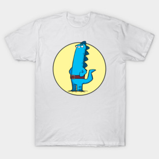 Lizardman in a circle T-Shirt