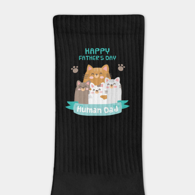 Happy Fathers Human Dad Cats by creative